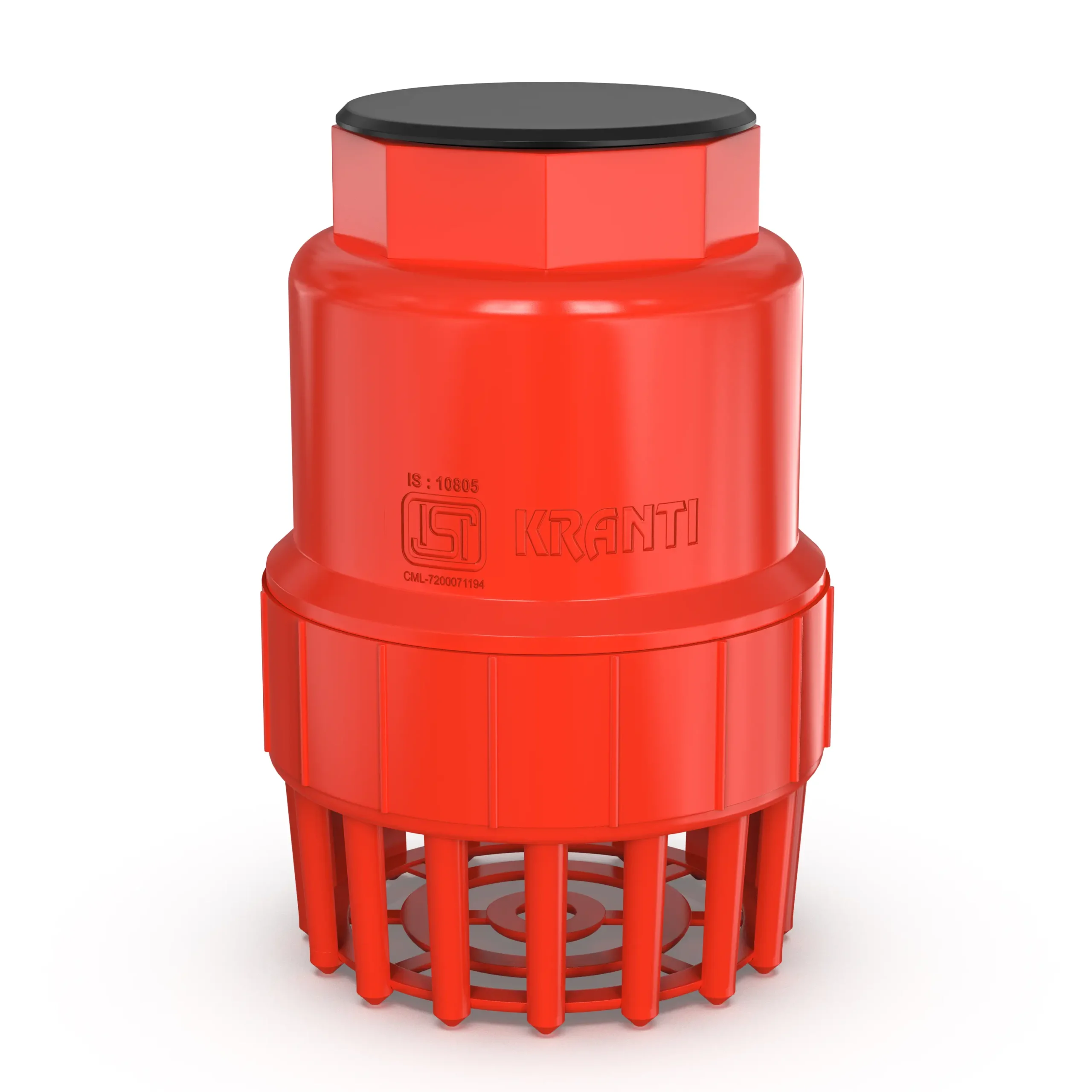 THREAD FOOT VALVE [RED] (2)